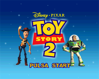 Toy Story 2 title screen for Playstation